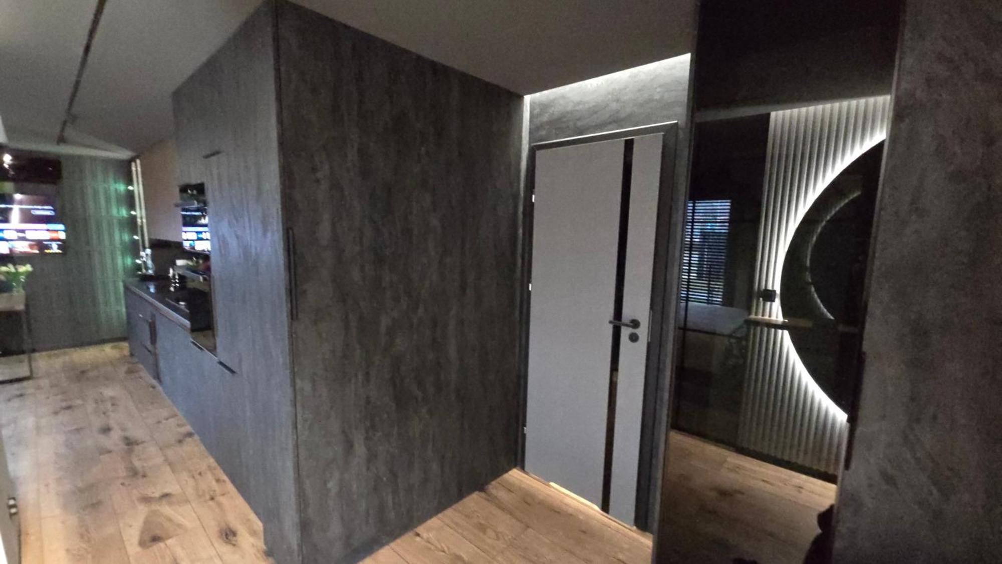 Dark Prestige New ! - Dostep 24h, Projektor , Garaz Podziemny , Klimatyzacja , Duzy Taras Apartment *